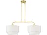 Livex Lighting Manorwood 2-Light Soft Gold Island Pendant
