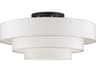 Livex Lighting Manorwood 5-Light Bronze Semi Flush Mount