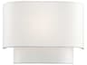 Livex Lighting Manorwood 1-Light White Wall Sconce