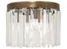 Livex Lighting Ashton 3-Light Hand Painted Palacial Bronze Crystal Drum Flush Mount