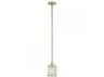 Livex Lighting Grammercy 1-Light Hand Applied Winter Gold Crystal Cylinder Mini Pendant