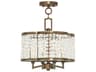 Livex Lighting Grammercy 4-Light Hand Painted Palacial Bronze Crystal Chandelier