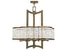 Livex Lighting Grammercy 6-Light Hand Painted Palacial Bronze Crystal Chandelier