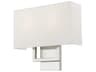 Livex Lighting Pierson 2-Light Brushed Nickel Wall Sconce
