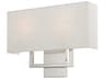 Livex Lighting Pierson 2-Light Brushed Nickel Wall Sconce