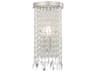 Livex Lighting Elizabeth 1-Light Brushed Nickel Crystal Wall Sconce