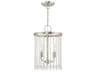 Livex Lighting Elizabeth 2-Light Brushed Nickel Crystal Candelabra Chandelier