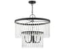 Livex Lighting Elizabeth 5-Light Black Crystal Chandelier