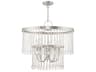 Livex Lighting Elizabeth 5-Light Brushed Nickel Crystal Chandelier