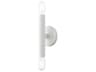 Livex Lighting Copenhagen 2-Light White Wall Sconce