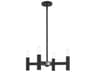 Livex Lighting Copenhagen 4-Light Black Candelabra Chandelier