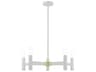 Livex Lighting Copenhagen 5-Light White Chandelier