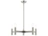Livex Lighting Copenhagen 5-Light Brushed Nickel Candelabra Chandelier