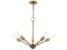 Livex Lighting Prague 5-Light Antique Brass Sputnik Chandelier