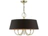 Livex Lighting Palma 5-Light Antique Brass Empire Chandelier