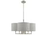 Livex Lighting Kalmar 6-Light Brushed Nickel Chandelier