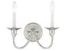 Livex Lighting Cranford 2-Light Brushed Nickel Wall Sconce