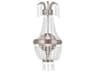 Livex Lighting Valentina 1-Light Brushed Nickel Crystal Wall Sconce