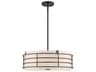 Livex Lighting Blanchard 4-Light English Bronze Drum Pendant