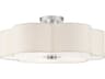 Livex Lighting Solstice 5-Light Brushed Nickel Semi Flush Mount