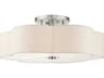 Livex Lighting Solstice 6-Light Brushed Nickel Semi Flush Mount