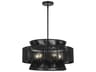 Livex Lighting Florell 5-Light Black Linear Pendant