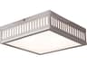 Livex Lighting Prentice 3-Light Brushed Nickel Glass Flush Mount