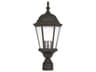 Livex Lighting Hamilton 3 - Light Outdoor Post Light