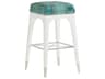 Lexington Avondale Leather Maple Wood Bar Stool