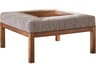 Lexington Upholstery Crandon Park Masami Brown Upholstered Ottoman