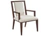 Lexington Rendezvous Boswell White Upholstered Arm Dining Chair
