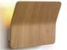 Luxcambra Kito 1-Light White Wood Wall Sconce