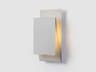 Luxcambra Z 1-Light White Wall Sconce