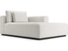 Luxcor Modluxe Siena Modular Right Chaise in Chalk Fabric