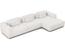 Luxcor Modluxe Siena Modular Sofa 07 Chalk Fabric / Right-Facing Chaise