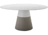 Mobital Maldives Round White Dining Table