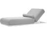 Mobital Bondi Silver Grey White Upholstered Chaise