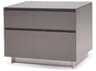 Mobital Savvy 2-Drawers Gray Nightstand