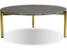 Mobital Atlas Round Marble Black Gold Coffee Table