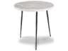 Mobital Kaii Round Marble Grey End Table
