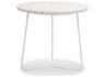 Mobital Rizzo Round Marble White Terrazzo End Table