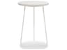Mobital Rizzo Round Marble White Terrazzo End Table