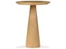Mobital Tower Round Wood White Oak End Table