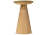 Mobital Tower Round Wood White Oak End Table