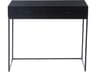 Moe's Home Black Acacia Wood Secretary Desk