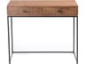 Moe's Home Natural Brown Acacia Wood Secretary Desk