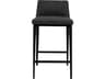 Moe's Home Upholstered Charcoal Grey Baron Counter Stool