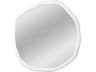 Moe's Home Foundry White Round Wall Mirror