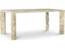 Moe's Home Segment Rectangular Marble Beige Dining Table