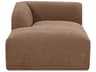 Moe's Home Isla Brown Upholstered Chaise